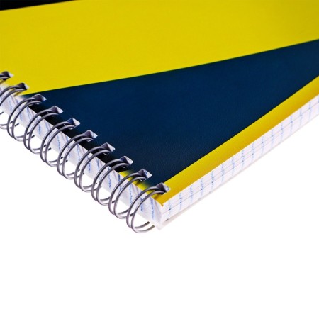 Notebook on the crest, Calligrata "Office", A4, 80 sheets, in a cage, with a strip, cover coated cardboard, twin-lame, offset block-2