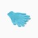 Gloves children's, blue color, river 12