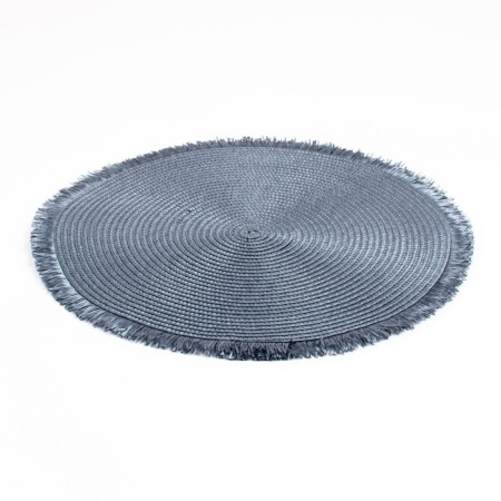 Round napkin, d = 38 cm, blue color-2