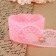 Capricon lace, 40 mm × 10 ± 1 m, pink color