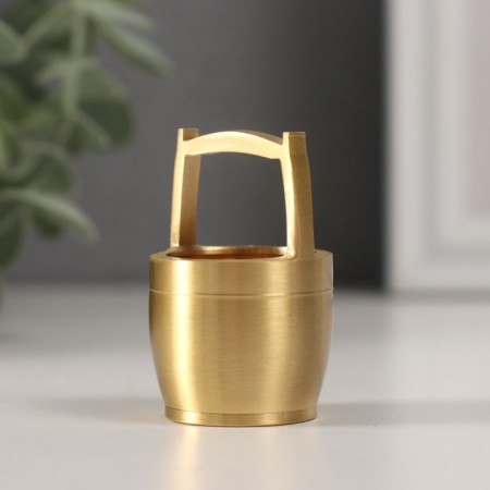 Souvenir brass "Chalice of wealth" 3x3x5 cm-2