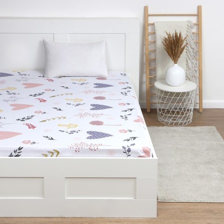 Electris Elevnese Blueberry Flower Garden 140x200 + 25 cm, 100% cotton