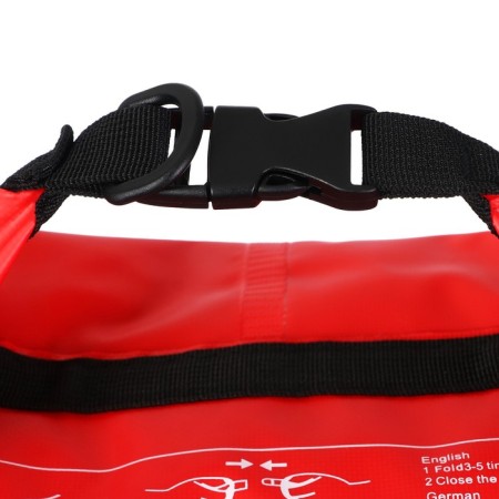 Yugana hairshome, PVC, waterproof 15 liters, one belt, red-6