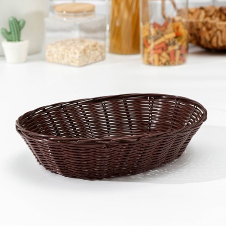 Basket for fruits and bread of the share "Choco", 27 × 21 × 6 cm-1