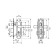 Smeal castle with handles "Ptimash" Zv4-3.08 (ZV4-1.55), m/o 55, color copper