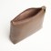 Women's bag on the magnet Textura, medium size, cosmetic bag, brown color