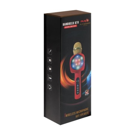 A microphone column for Karaoke WS-1816ch, 2x3 W, 1800 mAh, backlight, red-6