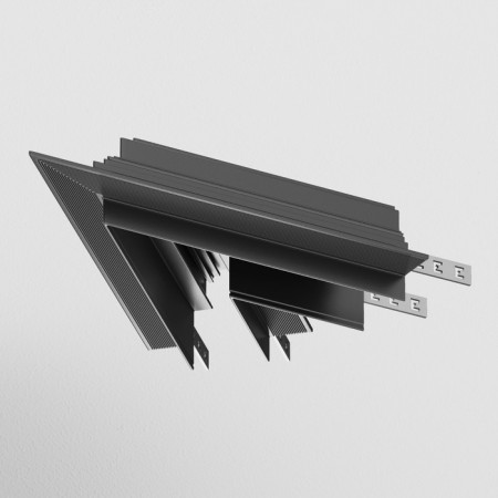 Angle-connector 45 ° Gravity built-in, black-1