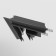 Angle-connector 45 ° Gravity built-in, black