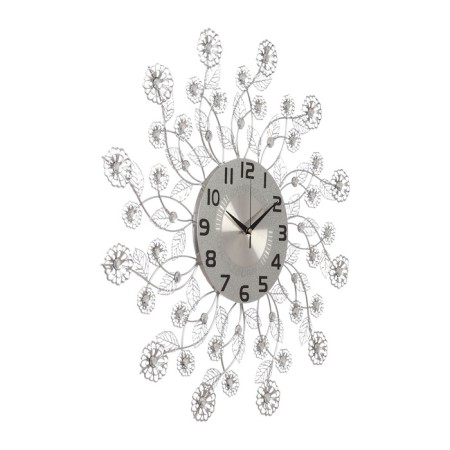 Watching clock, series: openwork, "leaves and flowers", smooth move, d-59 cm, dial 22 cm-4