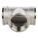 The STOUT SFT -0020-000112, 1 1/2 ", internal/internal thread, nickelled brass