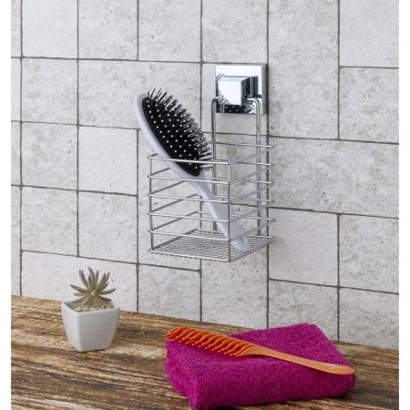 Multifunctional shelf for the kitchen and bathroom EF073 11x13x23 cm self -adhesive, chrome-1