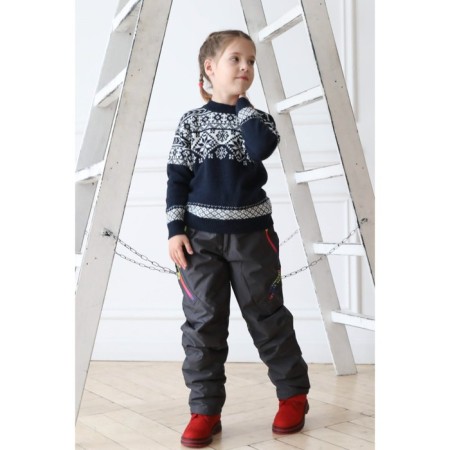 Children's sweater, size 26, blue color-4