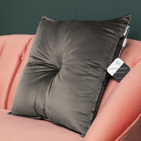 Sofi de Marko “Vivian” pillow, size 55x55 cm, color anthracite-1