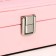 Casket to the leatherette for jewelry "Crosses" Pink 7x24x17.5cm