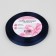 Satin tape, 10 mm × 23 ± 1 m, color dark blue No. 38