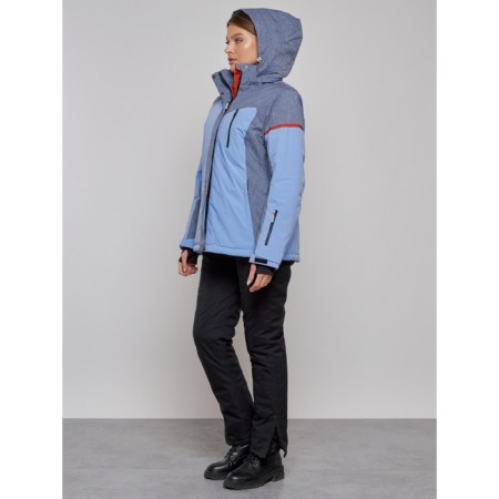 Ski jacket women, size 56, purple color-20