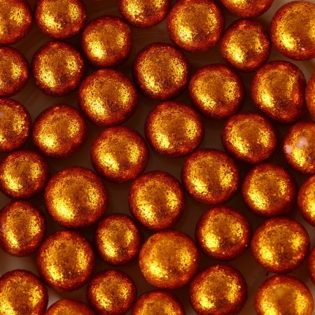 Confectionery sprinkling "Shine", orange, 50 g-2