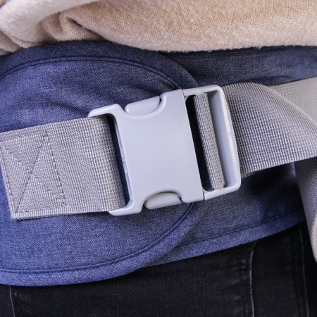 Backpack-Kenguru/hipper "denim", the color is gray/blue-6