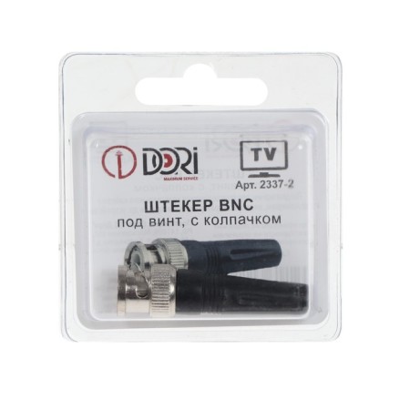 BNC plug on the Dori screw, 1 pc in the blister