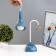 Delser table lamp LED 3W USB AKB Blue 14x13x39 cm Risalux