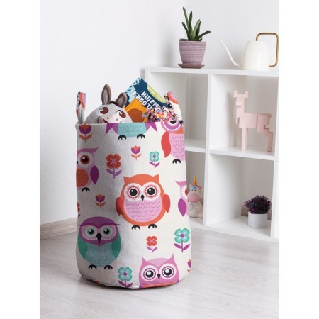 Basket for toys "educated owls, size 35x50 cm