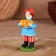 Dymkovo toy "Standing man with an accordion"