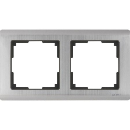 Frame for 2 posts WL02-FRAME-02, Nickel color