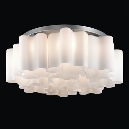 Ceiling Ceiling ST LUCE. SL116.502.09. ONDE. 9x60 watts, E27, 70x70x25 cm, silver color-1