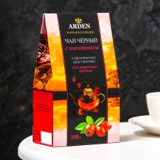 Black Arden tea with rose hips, in Sasha bags 8 x 12.5 g