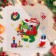 Stickers on the windows "New Year" dragon, bag, 24x18 cm