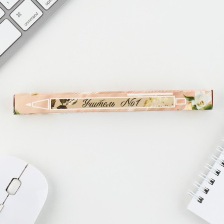 Automatic plastic pen “wise teacher”, ball 7.0 mm, blue paste.-4