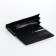 Women's wallet on magnets, black color