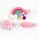 Hair clips for children "Dream as a unicorn", 3 pcs, 7.5 x 10 cm