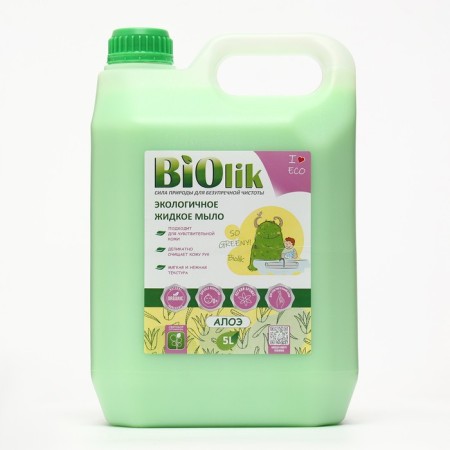 Ecological liquid soap Biolik "Aloe" 5 liters