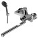 Bath mixer and shower Rossinka RS34-32, one-handed, with rotary pouring, color chromium