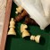 Board game 2V1 (chess + backgammon), board 20x20 cm, woods shisham