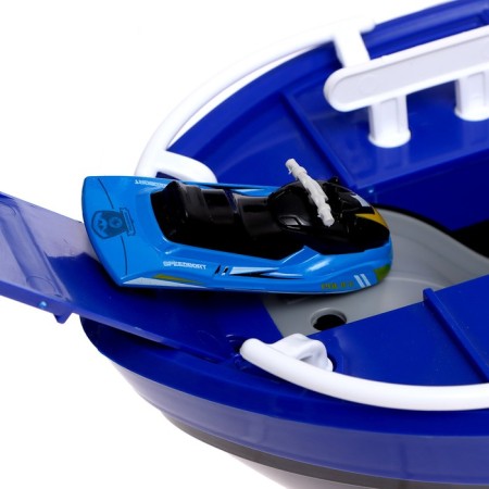 Parking "Police boat", with cars, light and sound effects-8