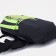 Tourist backpack with extension, 7 l, outer pocket, black/green color