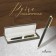 Gift handle, ball, automatic "Joker", in the leatherette case, black with gold