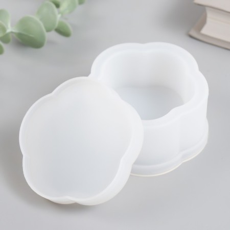 Mold Silicon "Wave Broke" with a lid 8x7.4x3.8 cm-1