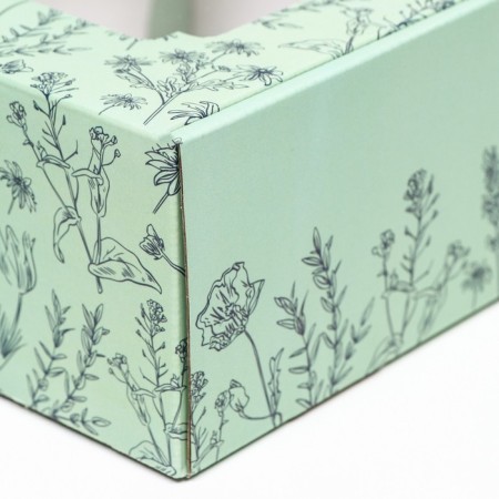 Self -charged box, with a window, "for you" 19 x 19 x 9 cm set 5 pcs-3