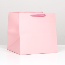 Package for cake 40x40x40cm pink, 1pc