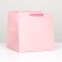 Package for cake 40x40x40cm pink, 1pc