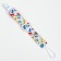Holder for the nipple - dummy "transport", on the tape