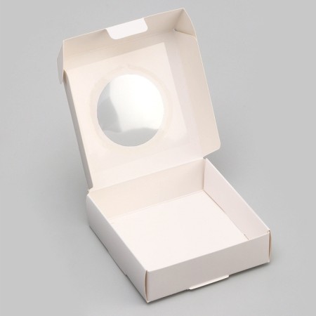 Self -charged box, white, 10 x 10 x 3 cm-3
