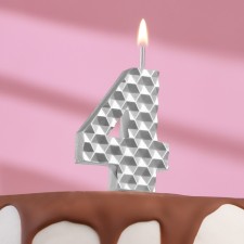 Candle in the cake on the skewer 