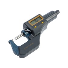 Micrometer electronic tundra, metal, range 0-25 mm, measurement step 0.001 mm