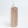 Candle from wax, 4,5x4.5x12.5 cm, metallic bronze