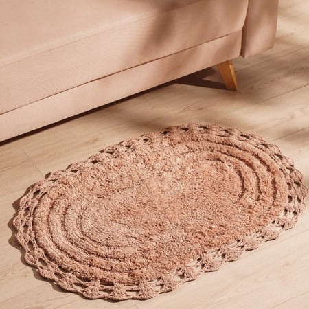 Bath carpet SL Home, cotton, 60x90 cm, mocko color-5